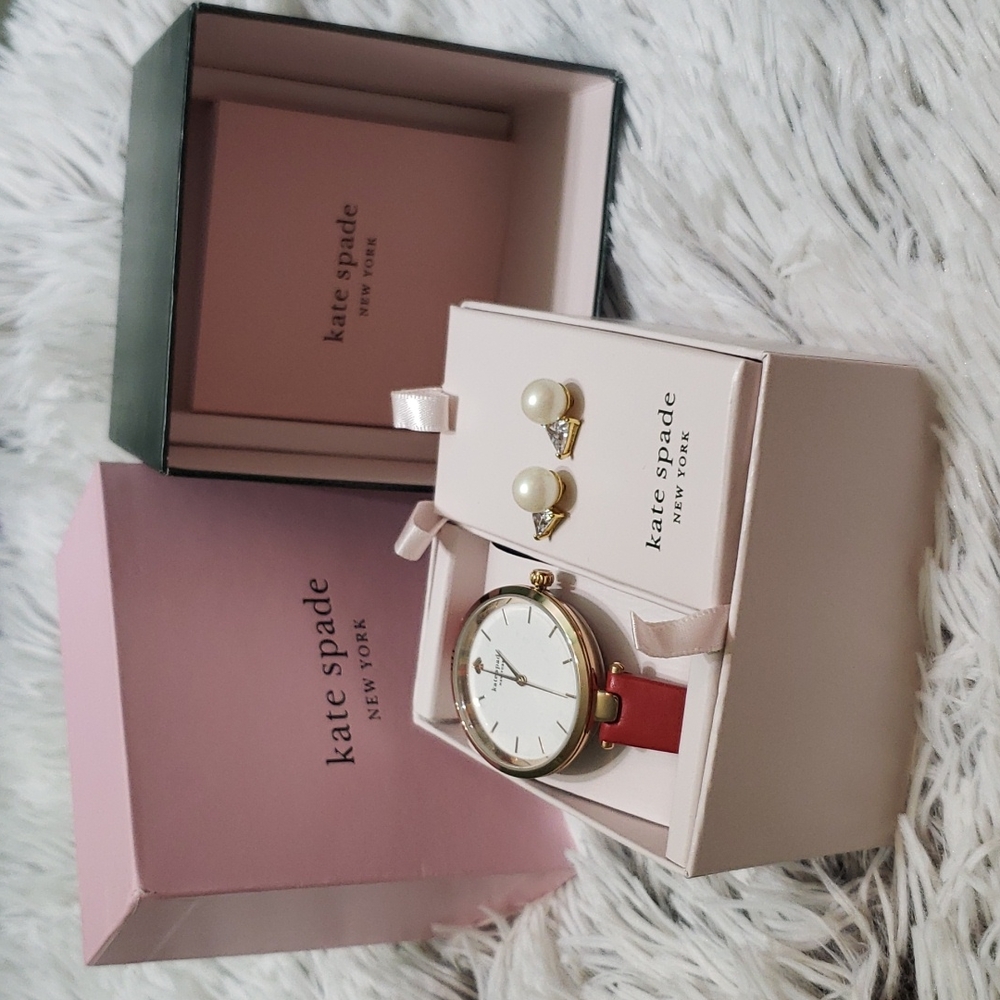 Kate Spade ♠️ New York Holland Watch+Earrings set - KSW9044SET - Brand New!